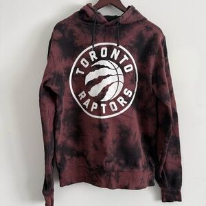 NBA Toronto Raptors Black and Red Hoodie